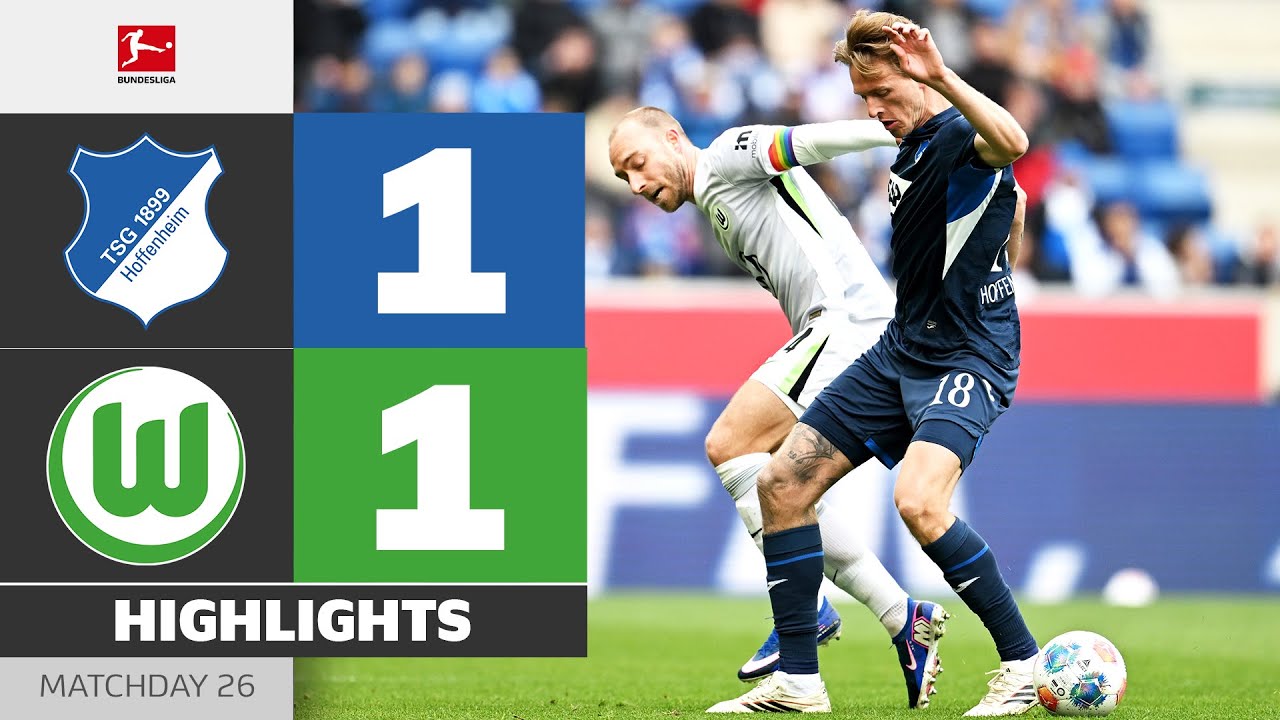 TSG Hoffenheim vs VfL Wolfsburg Highlights