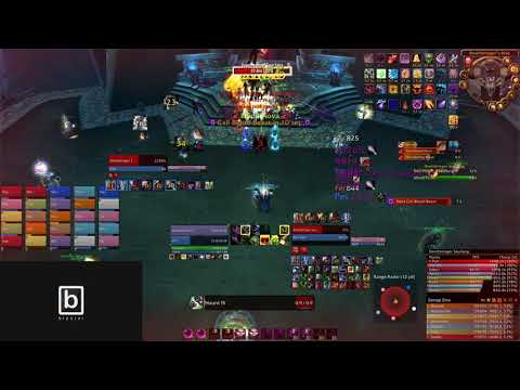 Affliction Warlock vs Heroic Deathbringer Saurfang ICC - 0% Hellscream/Wrynn buff