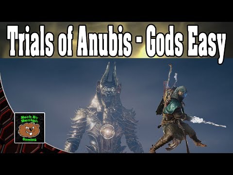 Assassins Creed Origins - Trials of Anubis - How to easily beat the Gods
