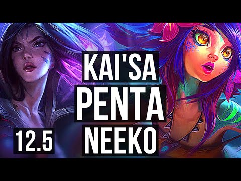 KAI'SA vs NEEKO (MID) | Penta, Dominating, Rank 12 Kai'Sa | JP Grandmaster | 12.5