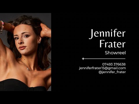 Commercial Showreel Jennifer Frater