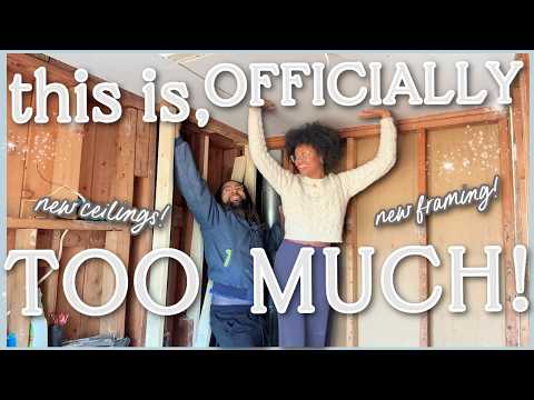 WE ARE IN WAY OVER OUR HEADS! | DIY Bathroom RENOVATION| Brand New Electrical, Drywall, & Framing!