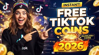 TikTok hack free coins 2026 iOS/android 