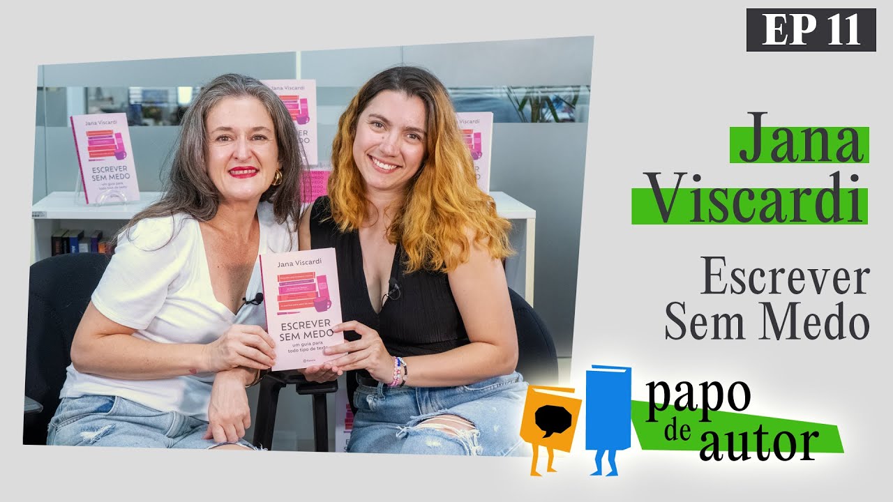 #PapoDeAutor com Jana Viscardi autora de Escrever sem medo