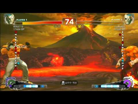 SSF4 Rank Match  RIN0719 (SA)  vs  sunset01 (SA)