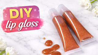 DIY Shimmer Lip Gloss Recipe (Non-Sticky + Beginner Friendly)