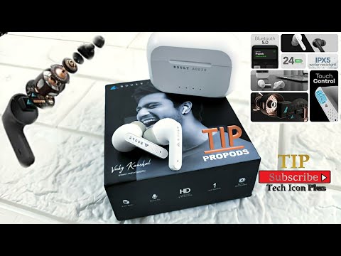 Boult Audio Airbass Propods Bluetooth Truly Wireless in Ear Earbuds Type-C |Touch Controls