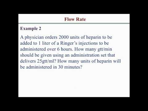How to solve flow rate calculation problems 5