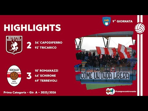 BITETTO 2 - 3 IDEALE BARI