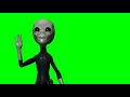 Green Screen Alien 1 Alien Arrives Alien Salutes