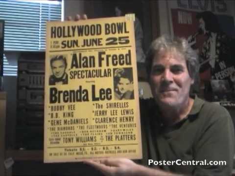 Alan Freed Concert Poster Rock N' Roll Spectacular