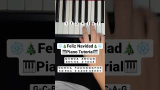 Download lagu FELIZ NAVIDAD 🎶🎄 Piano Tutorial 🎹 mp3