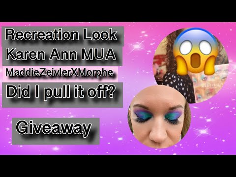 Recreating a Karen Ann MUA eye look//Collab//Giveaway