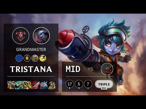 Tristana Mid vs Graves - EUW Grandmaster Patch 11.22