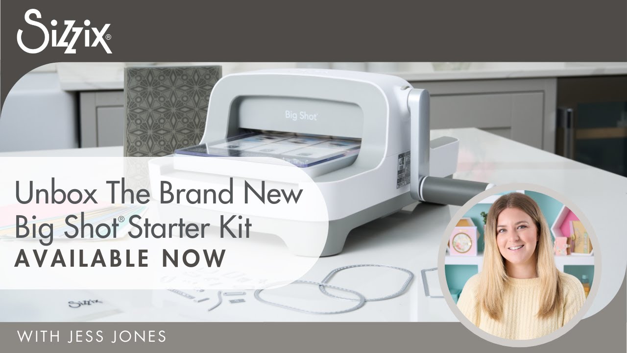 Sizzix Stanz- und Prägemaschine Big Shot A5 Starter-Kit