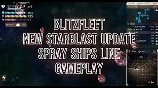 New starblast update: spray ships line gameplay