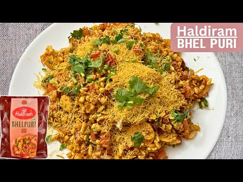 Haldiram bhel puri recipe | evening snacks recipe | haldiram ready to eat food