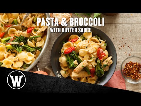 One-Pot Vegan Pasta & Broccoli in Plant-Based Butter Sauce — Ready in Minutes