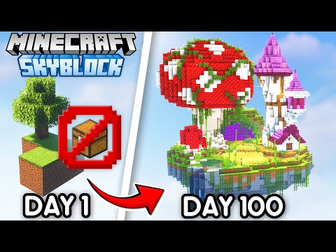 Bentheboss - Surviving 100 Days in Skyblock Without Start Chest!!