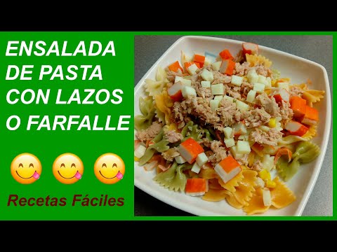 PASTA SALAD WITH TIES OR FARFALLE