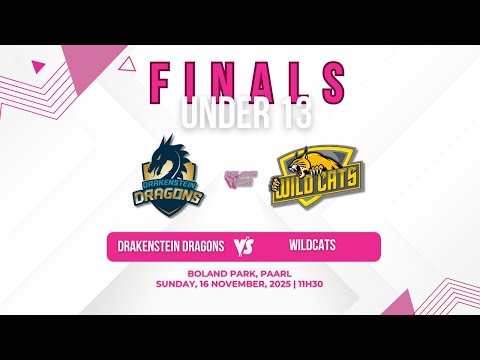 BOLANDT20: UNDER 13 FINALS Drakenstein Dragons vs Wildcats