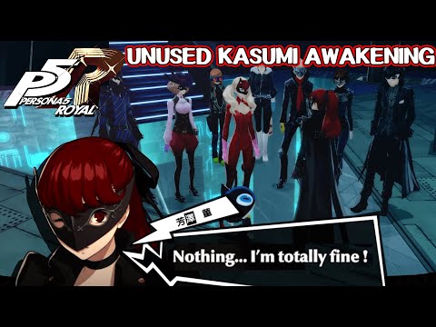Unused Kasumi awakening aftermath - Persona 5 Royal