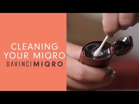 Part of a video titled How To Clean Your MIQRO Vaporizer - DaVinciVaporizer.com - YouTube