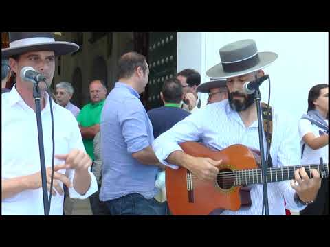 SACA DE LAS YEGUAS 2019 -  PASO POR LA ERMITA DEL ROCIO