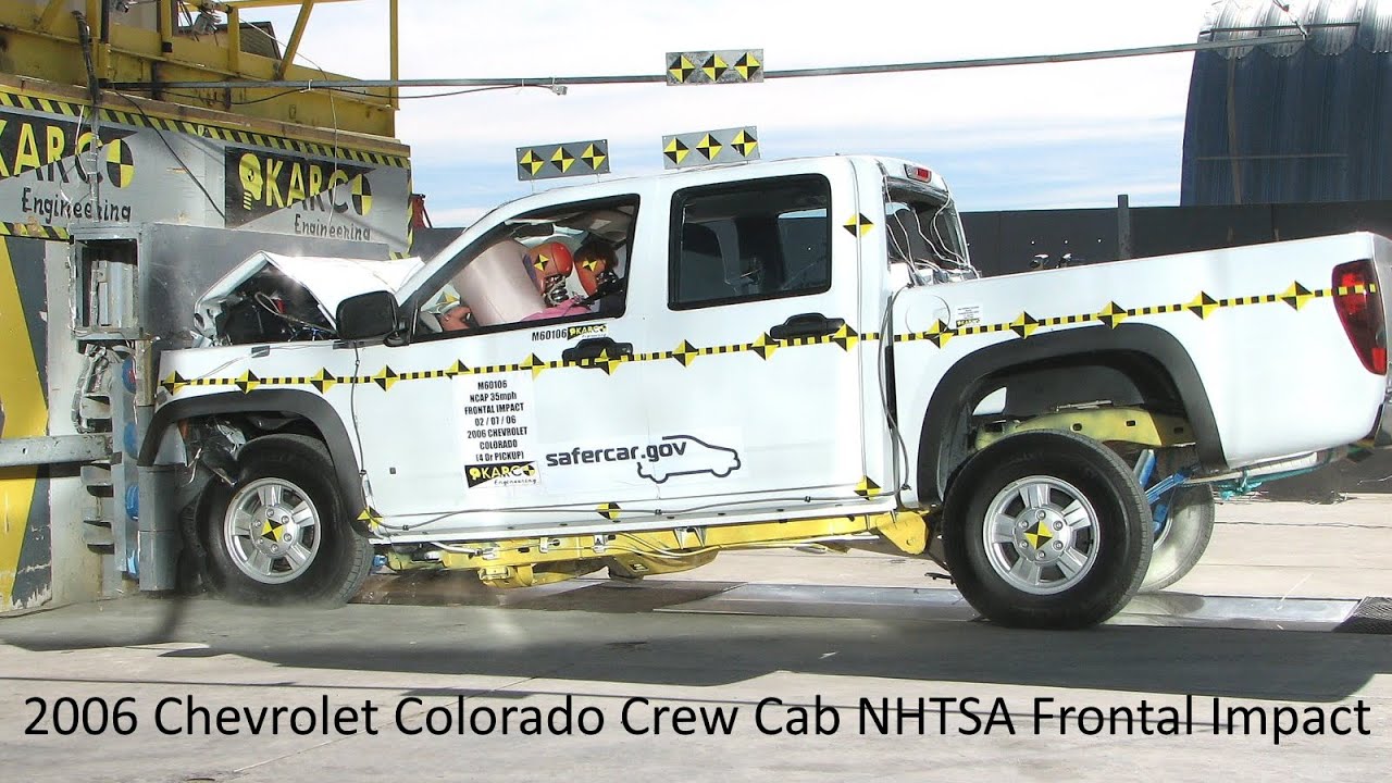 2004-2012 Chevrolet Colorado / GMC Canyon / Isuzu i-370 Crew Cab NHTSA Frontal Impact