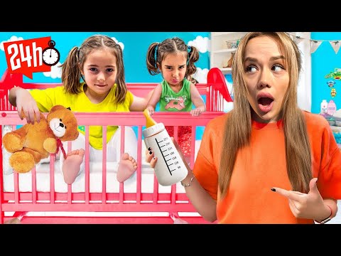 İKİ BEBEK BAKARAK BİR GÜN GEÇİRMEK ?! *Öykü Kıskandı, Defne Ağladı* | Gamze Karta