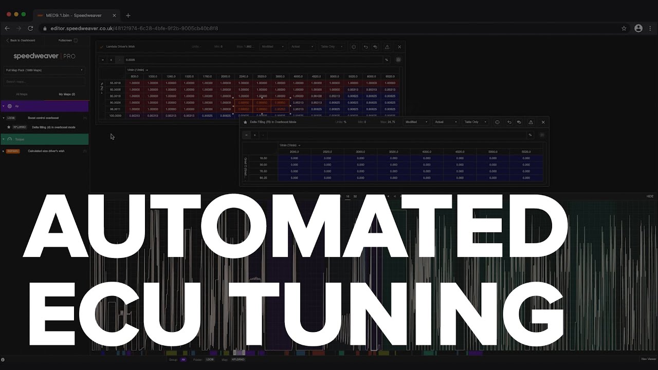 Automated ECU Tuning - Speedweaver