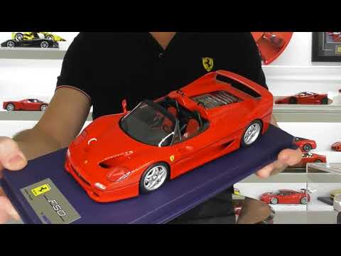 1/18 FERRARI F50 SPIDER & COUPE by LOOKSMART MODELS - FULL REVIEW Video