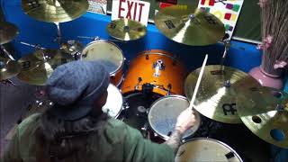 The Hollies -- Long Cool Woman In a Black Dress  (Drum Cover)