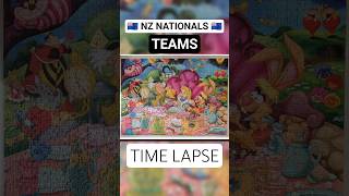 New Zealand Jigsaw Puzzle Championships 2025 - Teams Category - Time Lapse