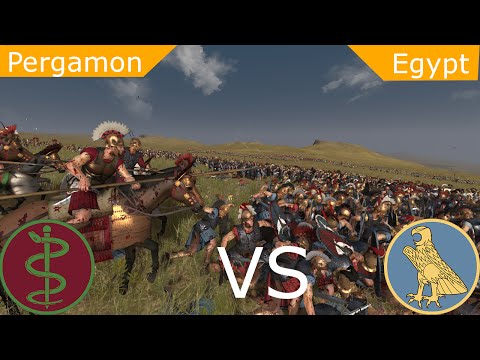 Rome II Multiplayer: Pergamon vs Egypt