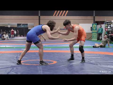 TRENT JAEGGI vs LEO DADGOSTAR  [4K VIDEO]   -  AUSTRALIAN NATIONAL WRESTLING CHAMPIONSHIPS 2022