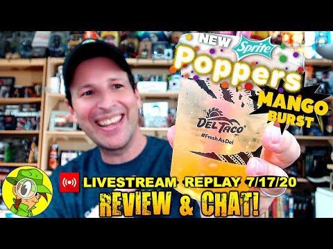 , title : 'Del Taco® SPRITE® POPPERS - MANGO BURST Review 🍊 | Livestream Replay 7.17.20 | Peep THIS Out! 🕵️‍♂️'