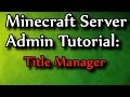 Video TitleManager