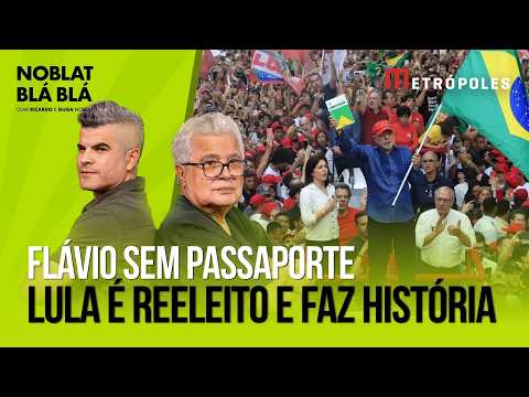 AO VIVO: Lula presidente reeleito democraticamente. Flávio sem passaporte e mau perdedor é isolado