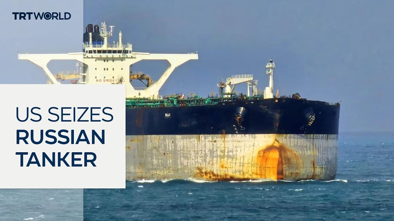 US seizes Russian-flagged oil tanker in the North Atlantic