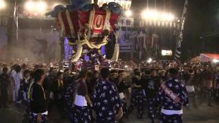 preview picture of video 'Futondaiko festival in Sakai (堺市・ふとん太鼓・八朔祭) 2/4'