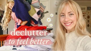 Difficulty connecting with people & building self-esteem 🌼 Decluttering to feel less anxious, a vlog