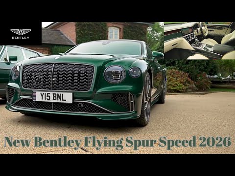 Thumbnail for Ready When You Are | 0-62 in 3.6 Seconds | Top Speed ​​185 mph | 2026 Bentley Flying Spur Speed by Bentley, rall, SEAT, Car, Vehicle