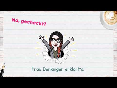 Frau Denkinger erklärt's - Textbeschreibung Prosa
