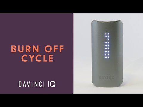 How to Perform A Burn Off Cycle on Your DaVinci IQ - DaVinciVaporizer.com