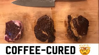 $37 Steak House Filet Challenge - (We just crushed it) - How to make a Coffee-Cured Filet Mignon!