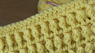 Very easy crochet baby blanket model tutorial for beginners #crochet
