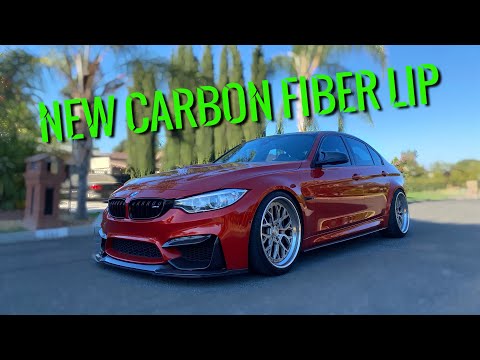 F80 Gets CARBON FIBER CS Lip + Splitters!