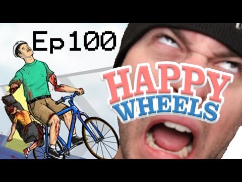 EPISODE 100 FACECAM! - Happy Wheels w/ FLuffee