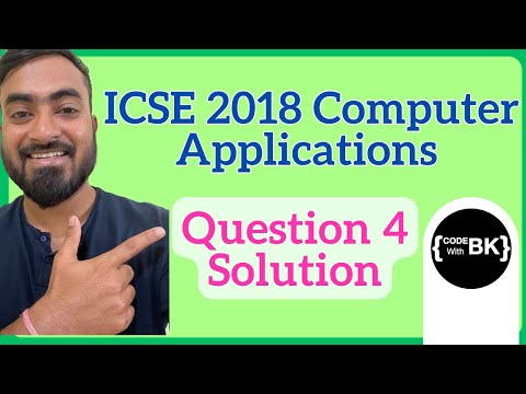 icse class 10 computer applications: java programs —... ICSE Class X Computer Applications Video Solutions | CodeWithBK
